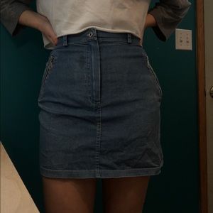Denim skirt